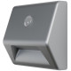 LEDVANCE NIGHTLUX® Stair Silver lamp, with motion sensor, 3xAAA, 84x28x73 mm
