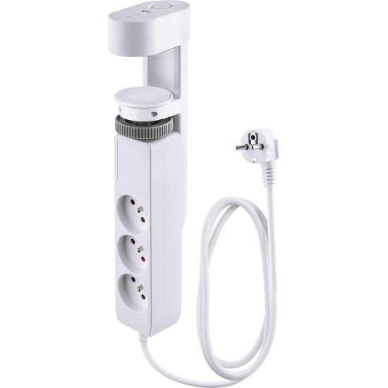 Strend Pro, L-1,4 м, Тройник, удлинитель, 6 в 1, 3 гнезда, 2 USB-A, 1 USB-C, с зажимом для стола Strend Pro, L-1,4 м, Тройник, удлинитель, 6 в 1, 3 гнезда, 2 USB-A, 1 USB-C, с зажимом для стола