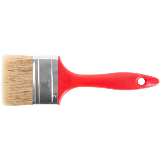 Paint brush Brisk 3,0" flat, Red.hand (PVC handle) Paint brush Brisk 3,0" flat, Red.hand (PVC handle)