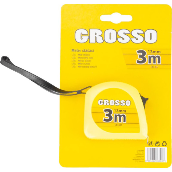 Steel measuring tape 3m GIANT, roll-up Steel measuring tape 3m GIANT, roll-up
