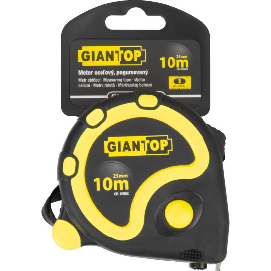 Рулетка  GIANT CR-90X CE, 10 м, резиновый корпус