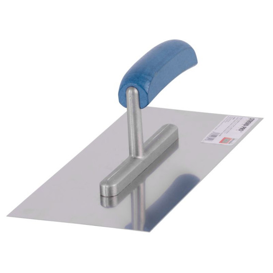 Dented stainlessTrowel 280x130 mm Strend Pro Premium, wooden handle Dented stainlessTrowel 280x130 mm Strend Pro Premium, wooden handle