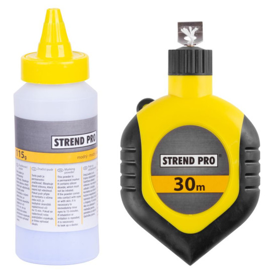 Chalk line 30m + powder Strend Pro