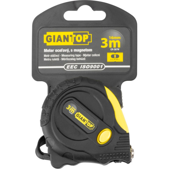 Рулетка GIANT CR-87CE, 3 м, 16 мм, магнит Рулетка GIANT CR-87CE, 3 м, 16 мм, магнит