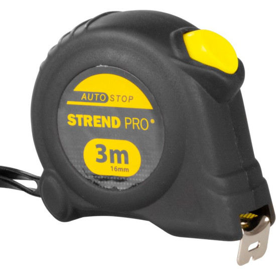 Measuring tape Work Tiger 3,0m, 16mm, PVC, roll-up Measuring tape Work Tiger 3,0m, 16mm, PVC, roll-up