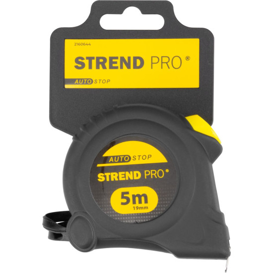 Measuring tape Work Tiger 5,0m, 19mm, PVC, roll-up Measuring tape Work Tiger 5,0m, 19mm, PVC, roll-up
