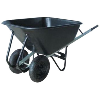 Wheelbarrow Greenlawn Titan 180 lit, 2x inflatable wheel, plastic, max. 180 kg Wheelbarrow Greenlawn Titan 180 lit, 2x inflatable wheel, plastic, max. 180 kg