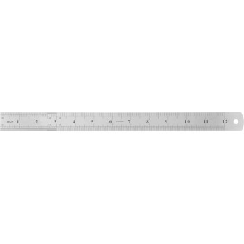Линейка Strend Pro SSR0030, 0300x260x07 мм, нержавеющая сталь