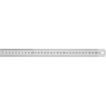 Линейка Strend Pro SSR0030, 0300x260x07 мм, нержавеющая сталь