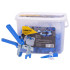 Leveling set Strend Pro LS511, 100 pcs 1.0 mm spacers, 100 pcs wedges + pliers, StarterKIT