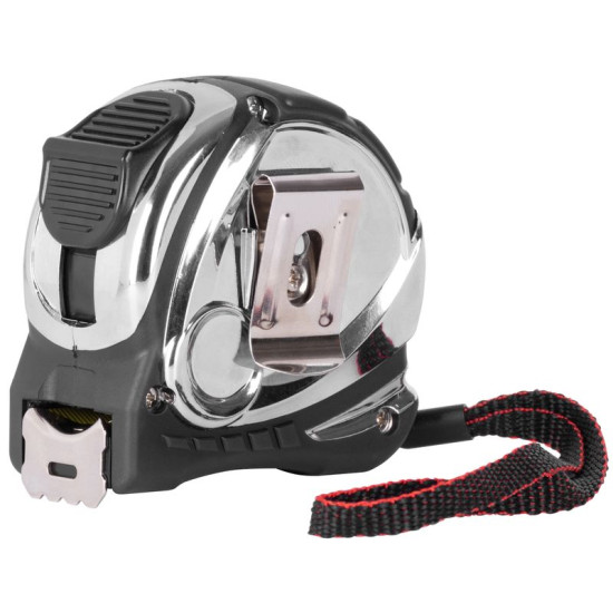 Рулетка  GIANT CR-G44, 5 м, 19 мм,  хром/нейлон, Класс II