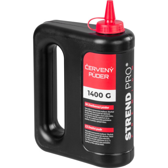 Strend Pro Premium powder 1400 g, mason's marking powder, red Strend Pro Premium powder 1400 g, mason's marking powder, red