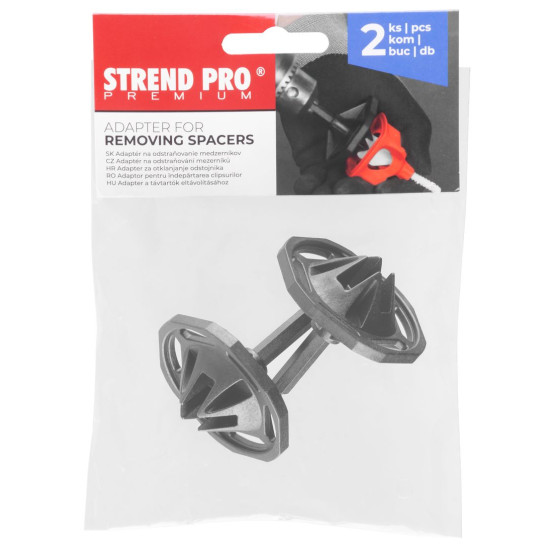 Adapter Strend Pro Premium SO122, pakk. 2 tk, must, korkide tasandamiseks Adapter Strend Pro Premium SO122, pakk. 2 tk, must, korkide tasandamiseks