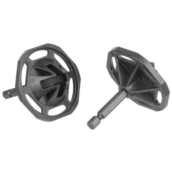 Adapter Strend Pro Premium SO122, pakk. 2 tk, must, korkide tasandamiseks Adapter Strend Pro Premium SO122, pakk. 2 tk, must, korkide tasandamiseks