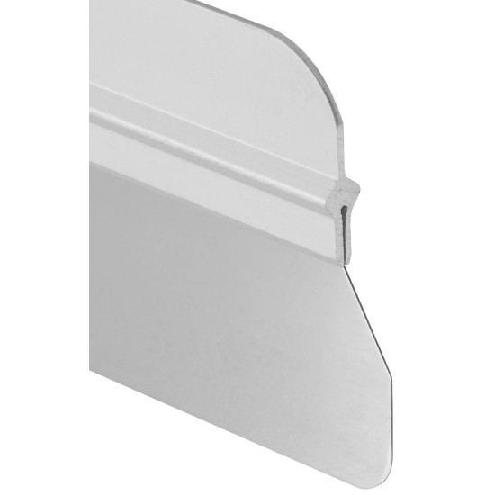 Strend Pro Premium trowel, Inox, stainless steel, masonry, 300 mm, rounded edges
