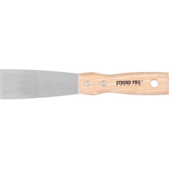 Putty knives Strend Pro Premium S295, 040x1,2 mm, INOX, beech handle Putty knives Strend Pro Premium S295, 040x1,2 mm, INOX, beech handle