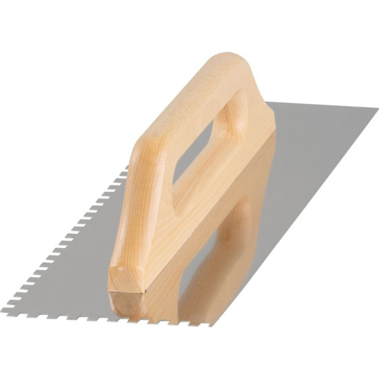 Strend Pro Premium trowel, HardWood, wooden handle, 380x130 mm, e6 mm, 0.7 mm, straight, stainless steel Strend Pro Premium trowel, HardWood, wooden handle, 380x130 mm, e6 mm, 0.7 mm, straight, stainless steel