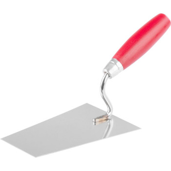 Mason's spoon Strend Pro Premium, with wooden handle and metal end, 160 mm, 0.9 mm, stainless steel