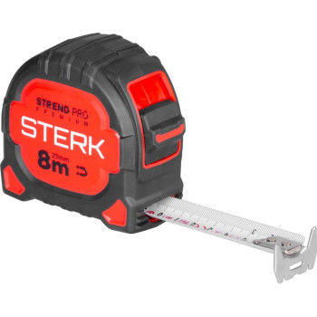 Measuring tape Strend Pro Premium RZ8027, 8 m, 27 mm, roll-up