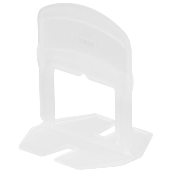 Tile spacer Strend Pro LS230T, under tile, 1 mm, pack. 300 pcs, transparent plastic