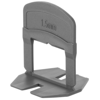 Tile spacer Strend Pro LS230T, under tile, 1.5 mm, pack. 300 pcs, grey plastic