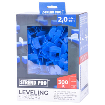 Tile spacer Strend Pro LS230T, under tile, 2 mm, pack. 300 pcs, blue plastic Tile spacer Strend Pro LS230T, under tile, 2 mm, pack. 300 pcs, blue plastic