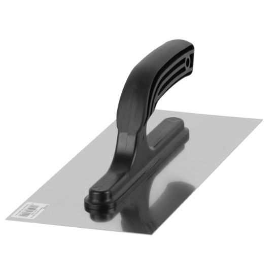 Stainless trowel 280x130 mm Strend Pro, polished, PVC handle Stainless trowel 280x130 mm Strend Pro, polished, PVC handle