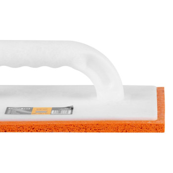 Trowel with sponge 280x140x10mm Strend Pro, PVC handle, orange sponge Trowel with sponge 280x140x10mm Strend Pro, PVC handle, orange sponge