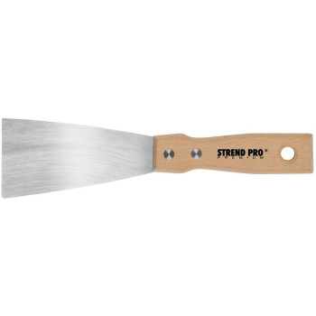 Putty knives Strend Pro Premium S295, 030x1,2 mm, INOX, beech handle Putty knives Strend Pro Premium S295, 030x1,2 mm, INOX, beech handle