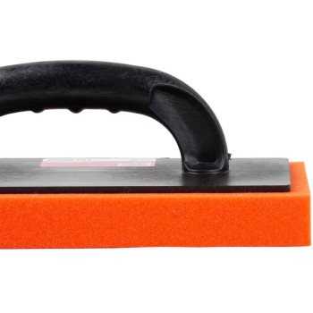 Dented stainless trowel 270x130x30mm Strend Pro Premium, PVC handle, hydro sponge