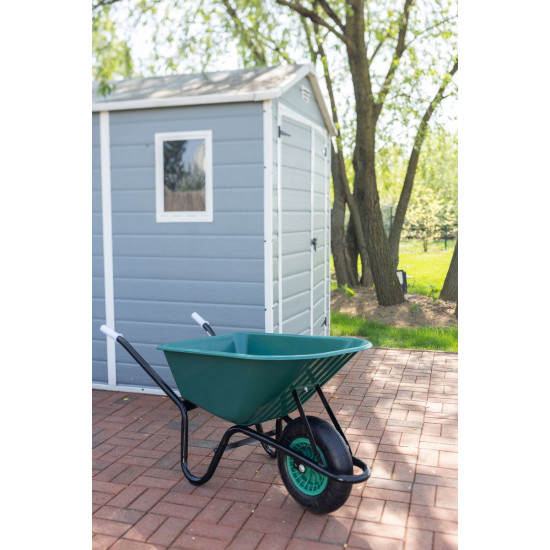 Wheelbarrow Greenlawn Junior 100 lit., plastic, garden, with inflatable wheel, (dismantled)