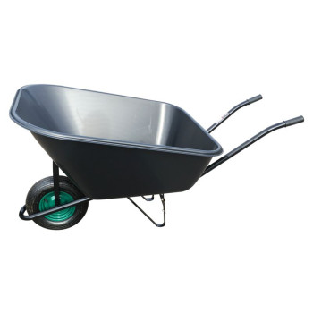Wheelbarrow Greenlawn Negro 180 lit, plastic, garden, black Wheelbarrow Greenlawn Negro 180 lit, plastic, garden, black