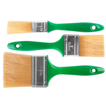 Paint brush set 3 pcs PVC bristles