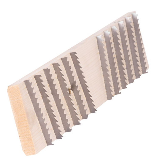Scraper 450x90mm Reflex, bar trowel on Ytong
