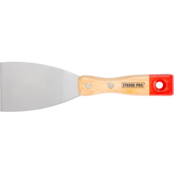 Putty knives 060mm Strend Pro, steel, wooden handle Putty knives 060mm Strend Pro, steel, wooden handle