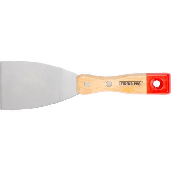Putty knives  060mm Strend Pro, steel, wooden handle
