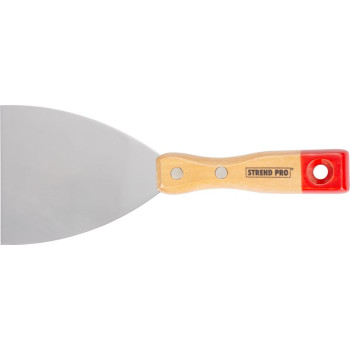 Putty knives 080mm Strend Pro, steel, wooden handle Putty knives 080mm Strend Pro, steel, wooden handle