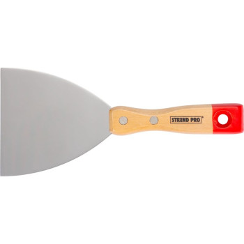 Putty knives 100mm Strend Pro, steel, wooden handle Putty knives 100mm Strend Pro, steel, wooden handle