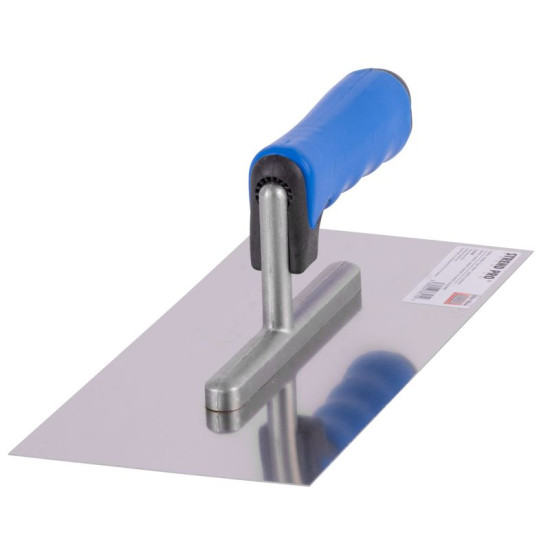 Stainless trowel 280x130 mm Strend Pro Premium, PVC handle Stainless trowel 280x130 mm Strend Pro Premium, PVC handle