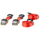 Стяжка Strend Pro TRS-602, 25 мм, L-1,8 м, макс. 250 кг,  2 шт.