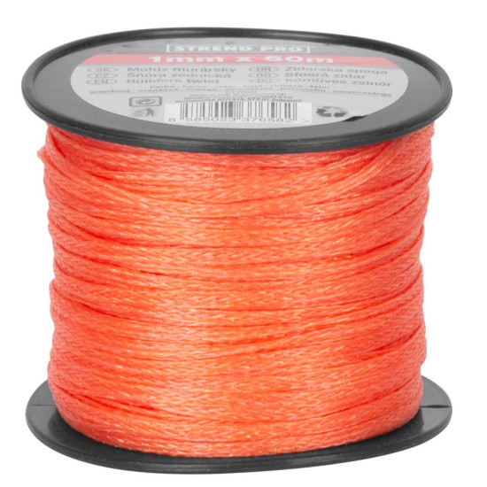 Strend Pro oranž köis, 1,7 mm, L-50 m Strend Pro oranž köis, 1,7 mm, L-50 m