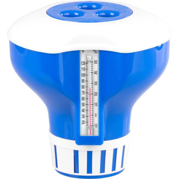 Pool capsule dispenser Strend Pro 1533, 3" capsuls, with thermometer Pool capsule dispenser Strend Pro 1533, 3" capsuls, with thermometer