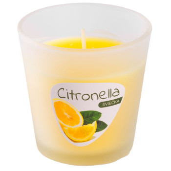 Küünal Citronella CG144, repellent, klaasist tass, 80 g, 80x70 mm Küünal Citronella CG144, repellent, klaasist tass, 80 g, 80x70 mm