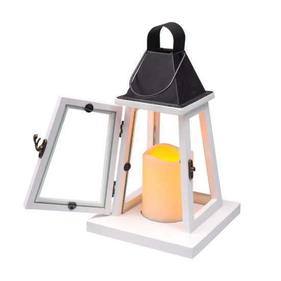 Lantern Nicehome WL8823, 17x17x33 cm, LED, 3xAAA, wood Lantern Nicehome WL8823, 17x17x33 cm, LED, 3xAAA, wood