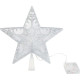 MagicHome Christmas Star, пластик, таймер, 10xLED теплый белый, 25 см, 2xAA
