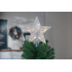MagicHome Christmas Star, пластик, таймер, 10xLED теплый белый, 25 см, 2xAA