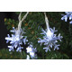 Christmas Light MagicHome SnowFlake, 90 cm, 10xLED white, 2xAA, interior