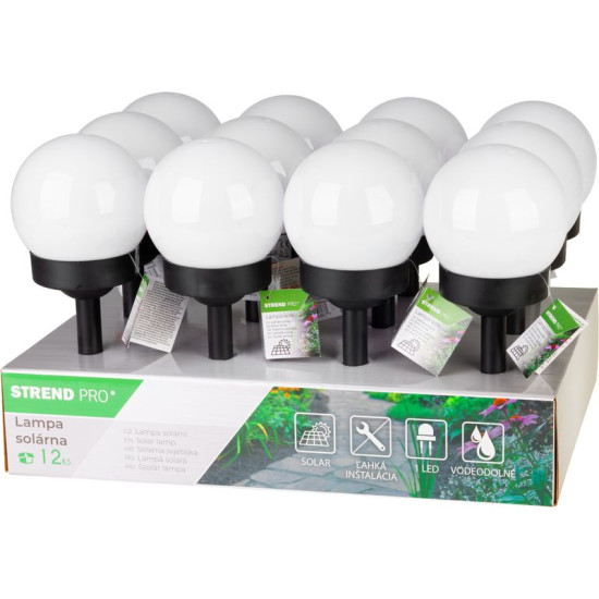 Lamp Solar Birdun, 10 cm, 1 LED, AAA, pack 12 pcs