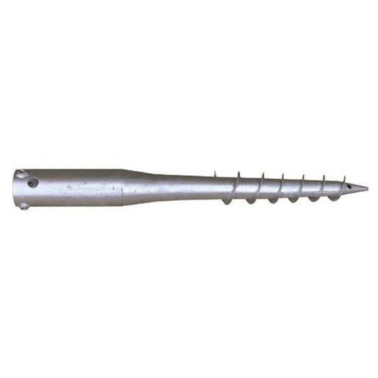 Ground anchor A 550x60x1,7 mm, 3xM8, galvanized Ground anchor A 550x60x1,7 mm, 3xM8, galvanized