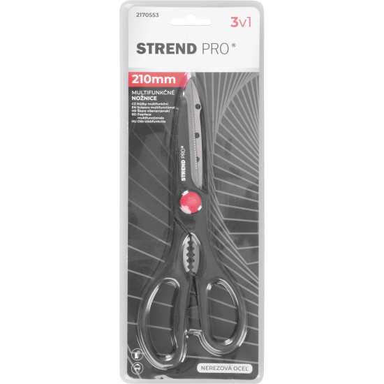 Käärid Strend Pro MSS4138, 210 mm, paberile 3in1, multifunktsionaalne